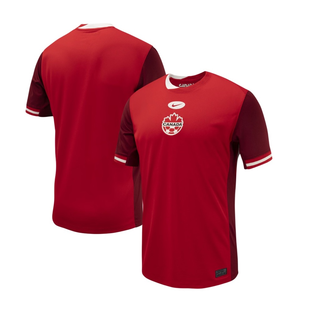 Canada Soccer Nike Men's 2024 Home Replica Jersey - Red MSRP $95 NWT